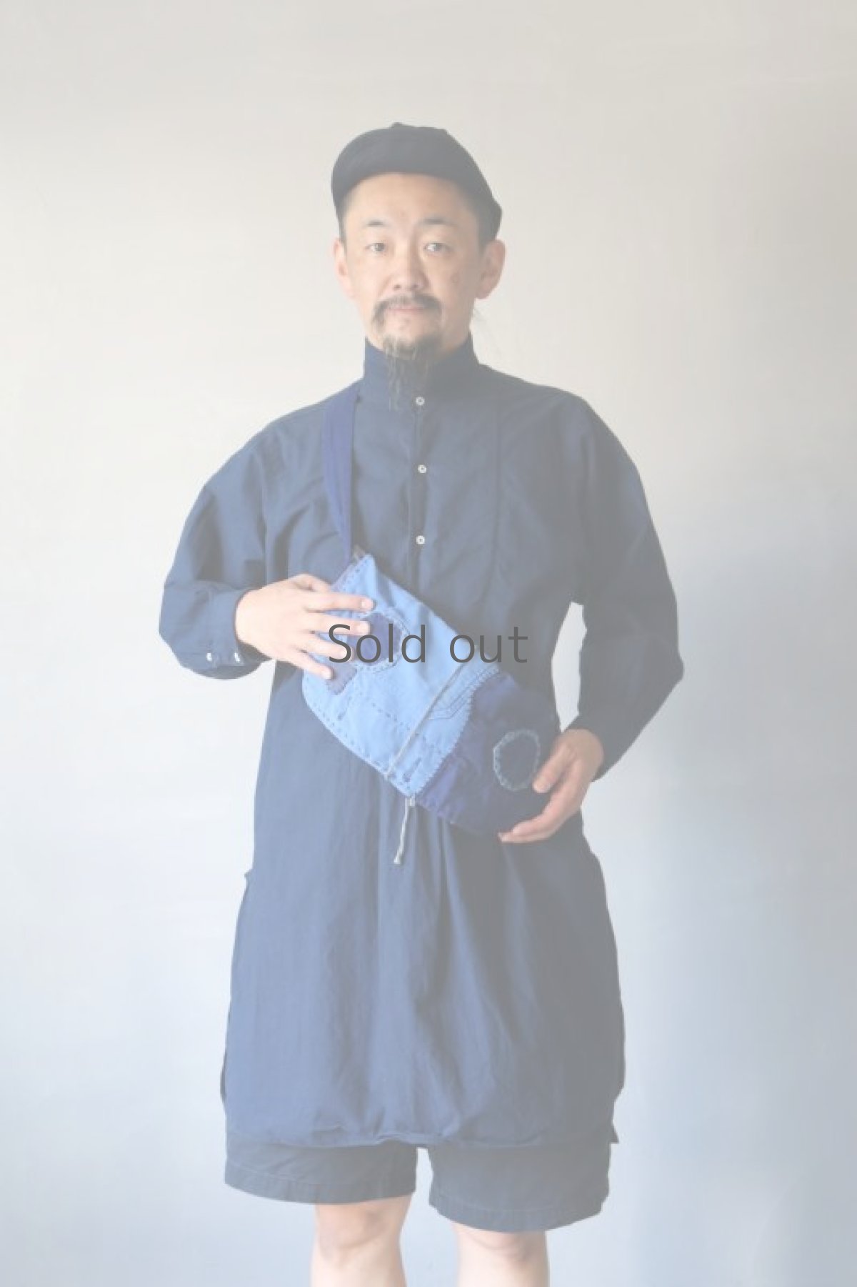 画像12: 【MITSUGU SASAKI】ビンテージリメイク　ユーロワークのパッチワークショルダーバッグ(小型) (12)