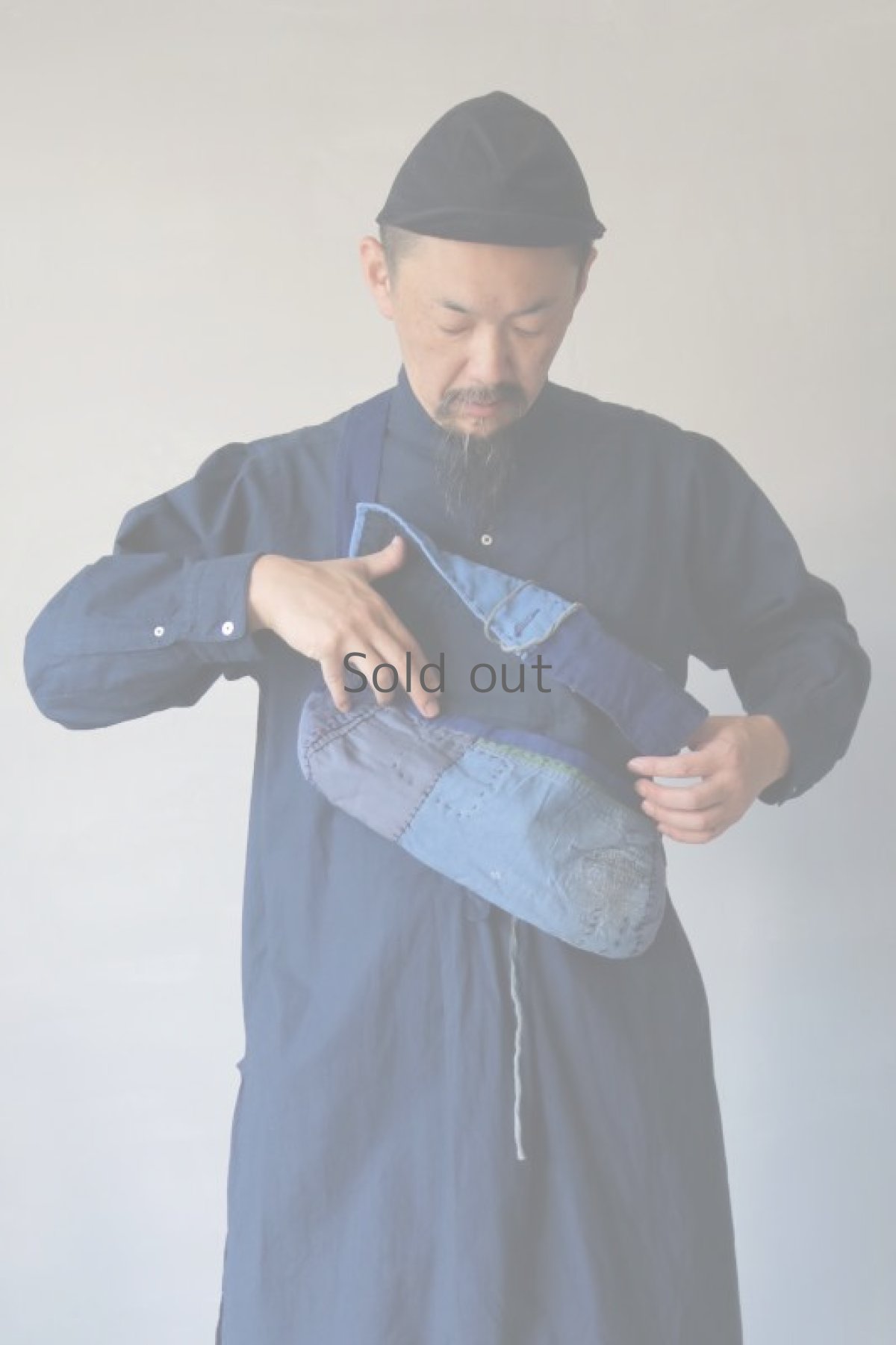 画像13: 【MITSUGU SASAKI】ビンテージリメイク　ユーロワークのパッチワークショルダーバッグ(小型) (13)