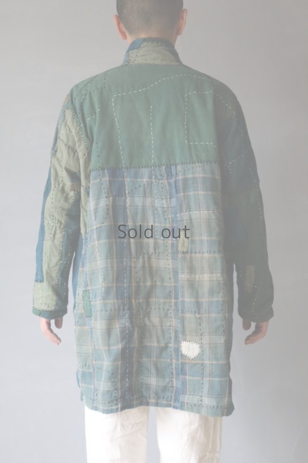 画像17: 【MITSUGU SASAKI】SUPER BORO BORO ウコンワークコート（製造年月2023年8月） (17)