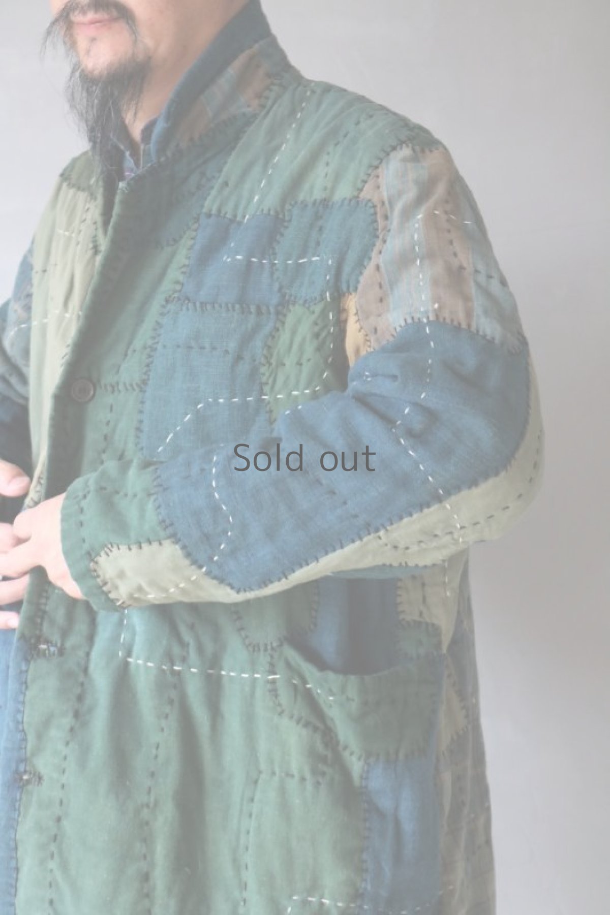 画像19: 【MITSUGU SASAKI】SUPER BORO BORO ウコンワークコート（製造年月2023年8月） (19)