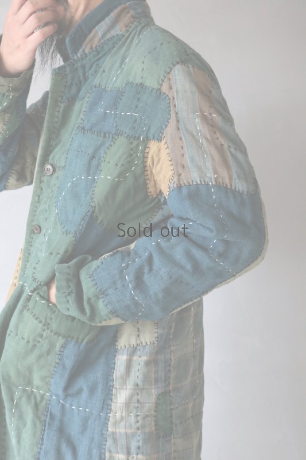 画像20: 【MITSUGU SASAKI】SUPER BORO BORO ウコンワークコート（製造年月2023年8月） (20)