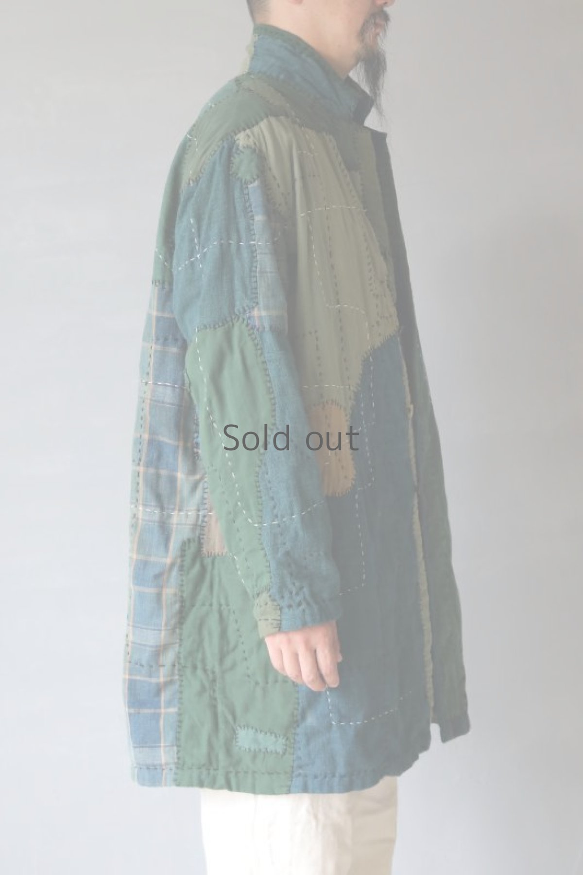 画像18: 【MITSUGU SASAKI】SUPER BORO BORO ウコンワークコート（製造年月2023年8月） (18)