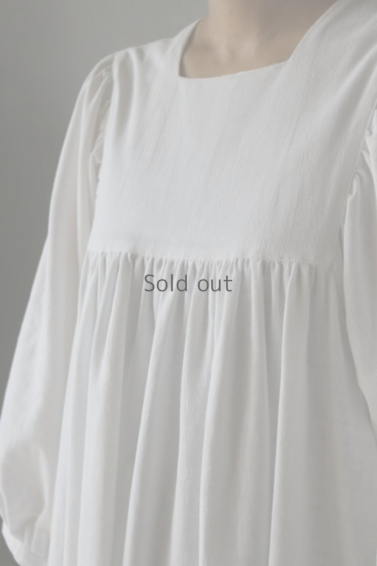 画像7: 【ササキチホ】アンティークリネン　フォークロアワンピース（ホワイト） (7)