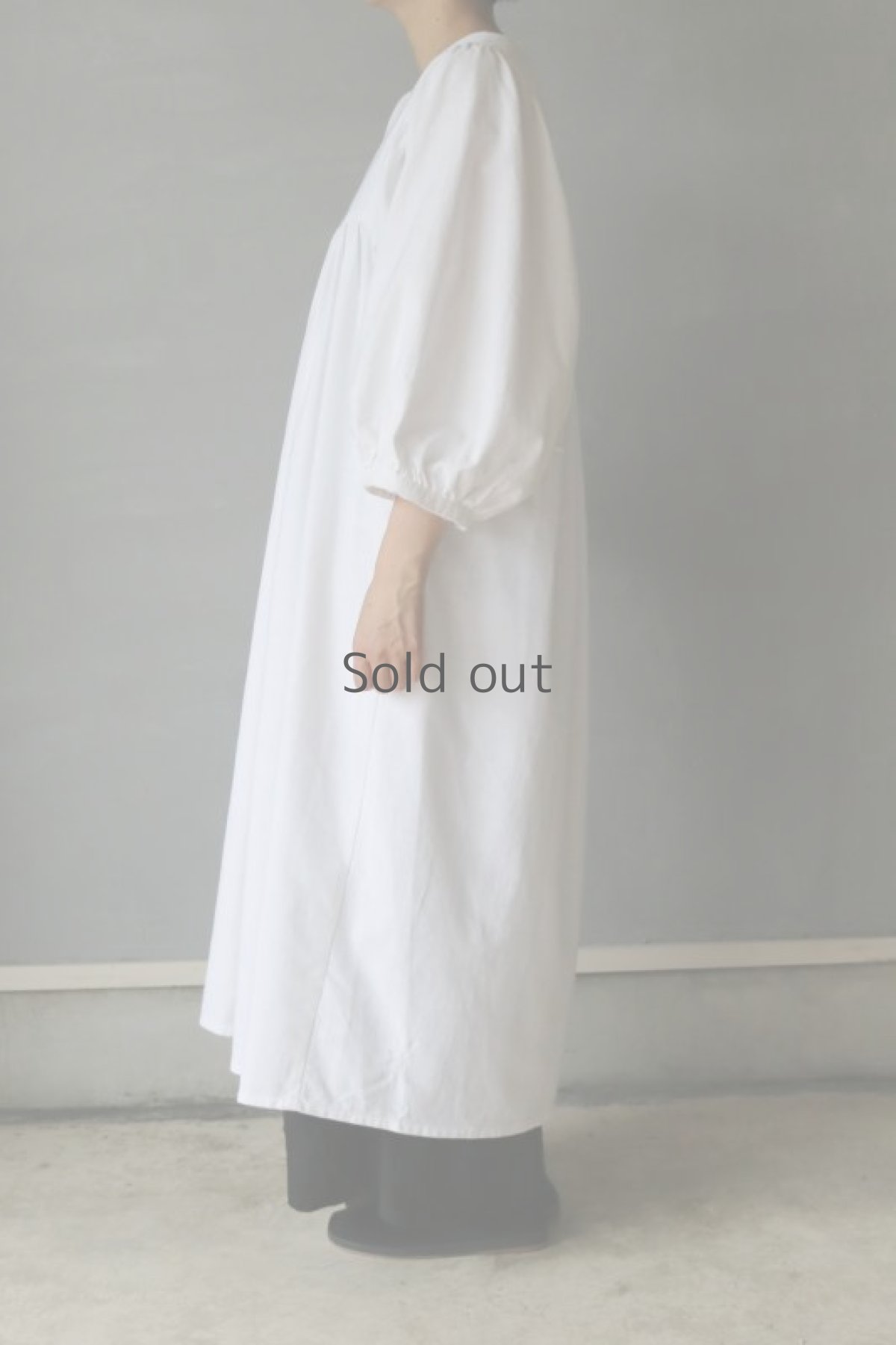 画像8: 【ササキチホ】アンティークリネン　フォークロアワンピース（ホワイト） (8)