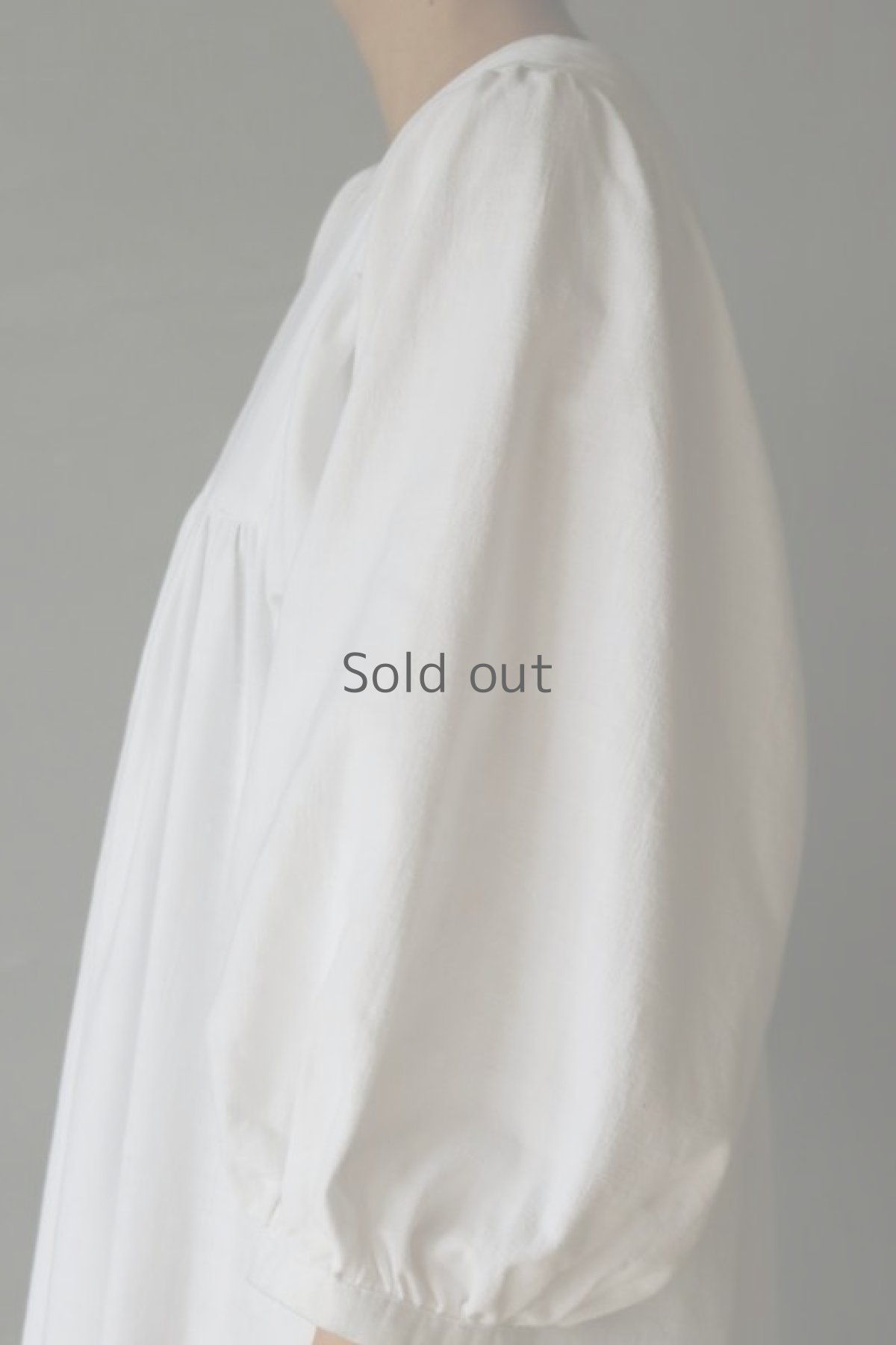 画像9: 【ササキチホ】アンティークリネン　フォークロアワンピース（ホワイト） (9)