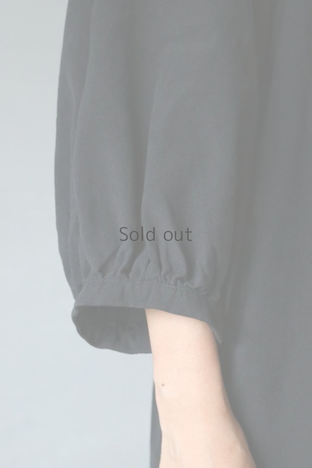 画像8: 【ササキチホ】アンティークリネン×染　フォークロアワンピース（黒） (8)