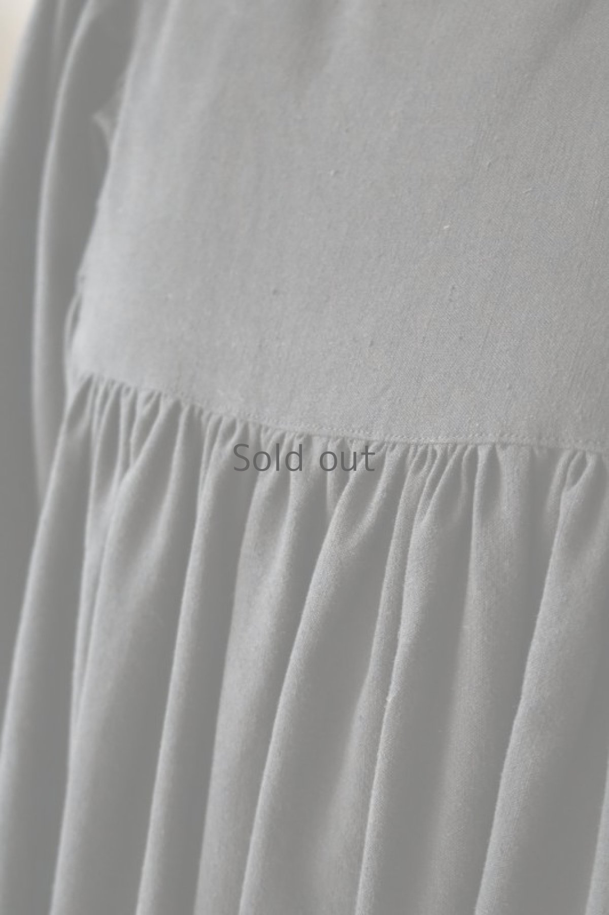 画像7: 【ササキチホ】アンティークリネン×染　フォークロアワンピース（黒） (7)