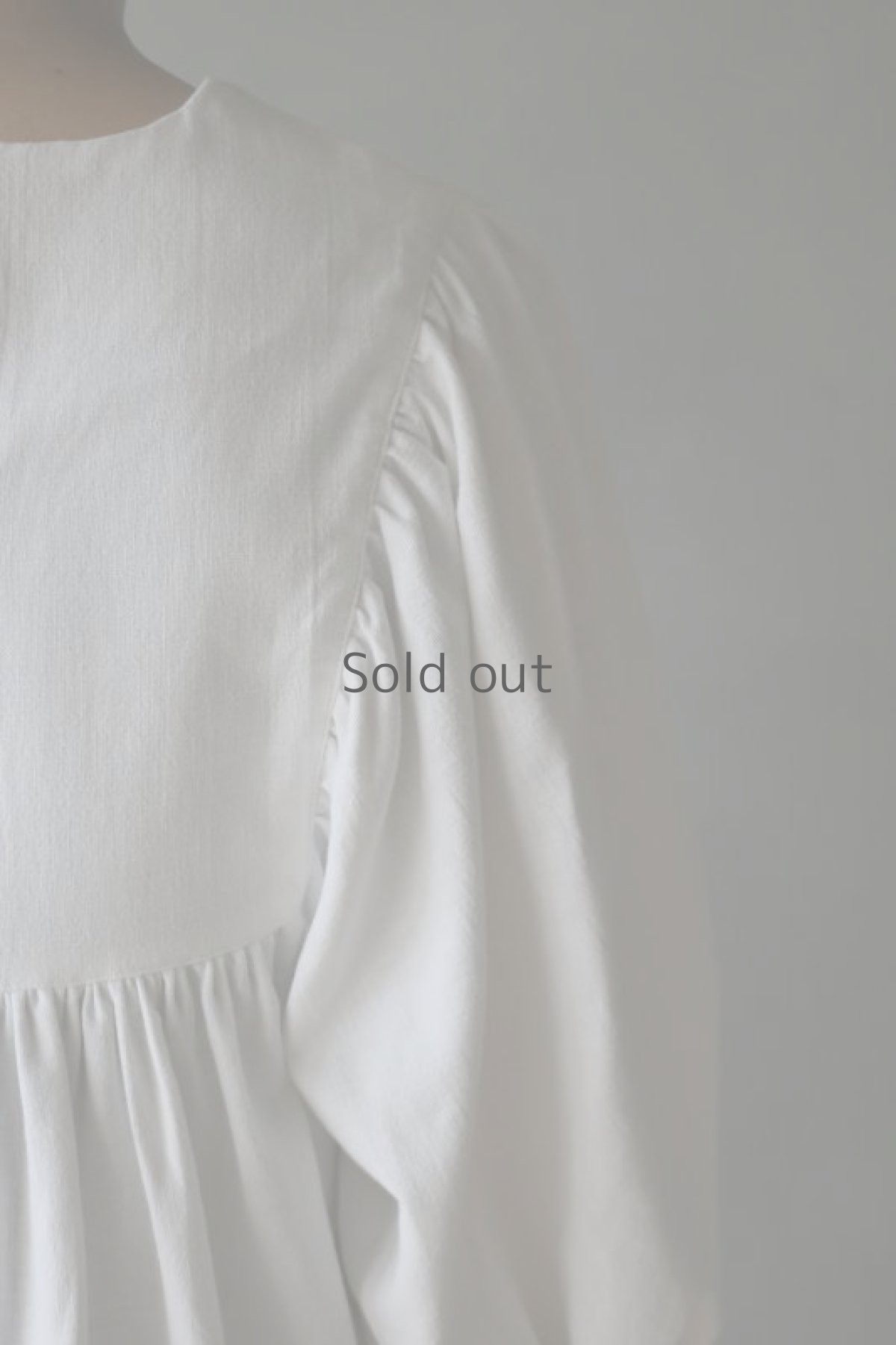 画像12: 【ササキチホ】アンティークリネン　フォークロアワンピース（ホワイト） (12)