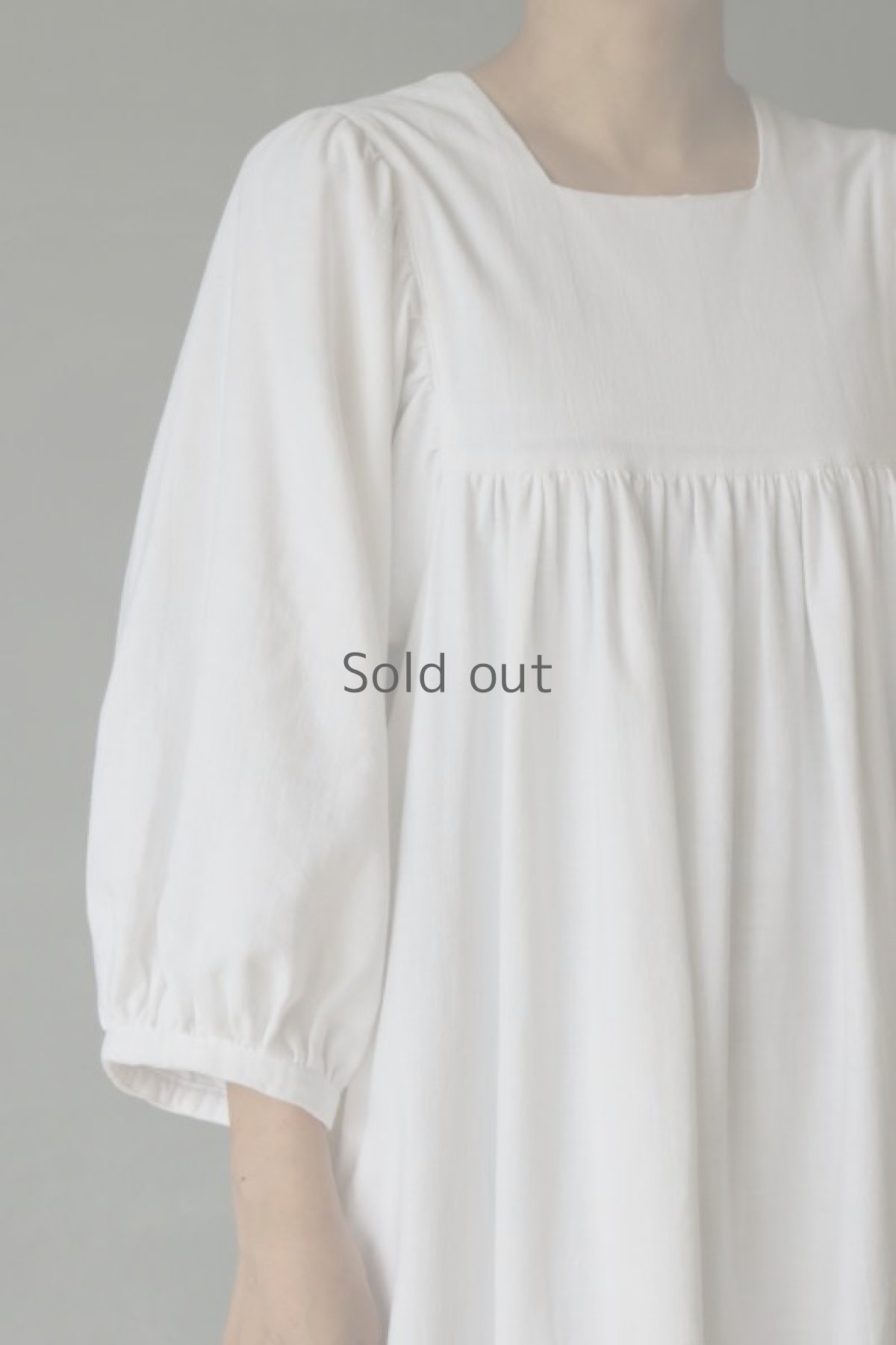 画像6: 【ササキチホ】アンティークリネン　フォークロアワンピース（ホワイト） (6)
