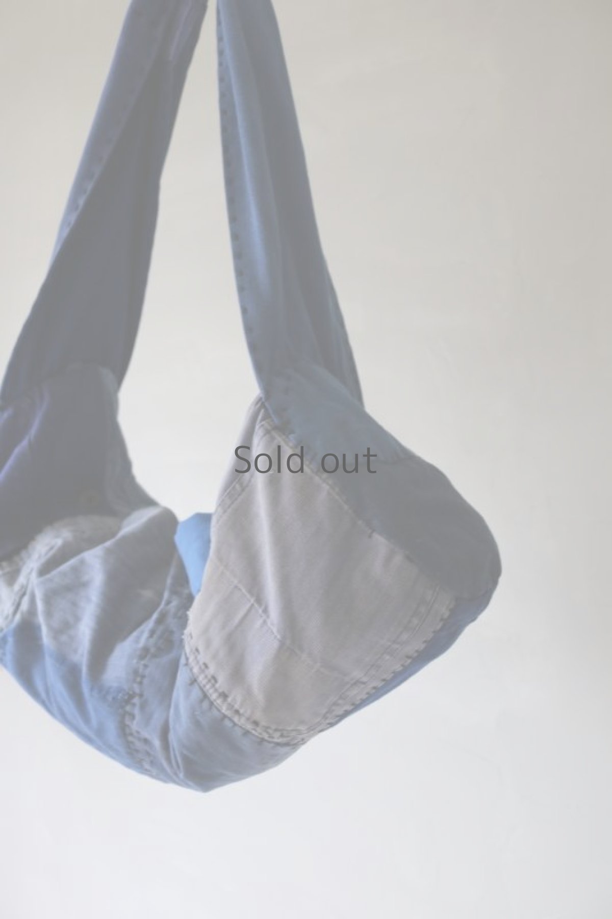 画像4: 【MITSUGU SASAKI】ビンテージリメイク　ユーロワークのパッチワークショルダーバッグ(ドラム型) (4)