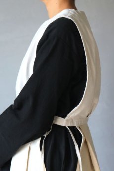 画像7: 【ササキチホ】アンティークリネン 短胴衣（白） (7)