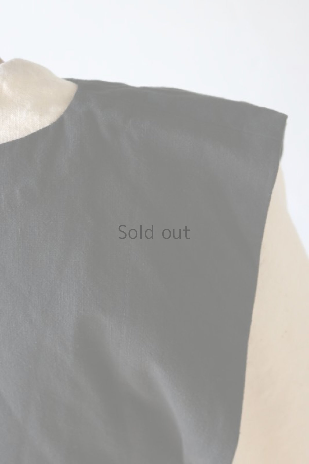 画像9: 【ササキチホ】アンティークリネン×染 T胴衣（黒） (9)