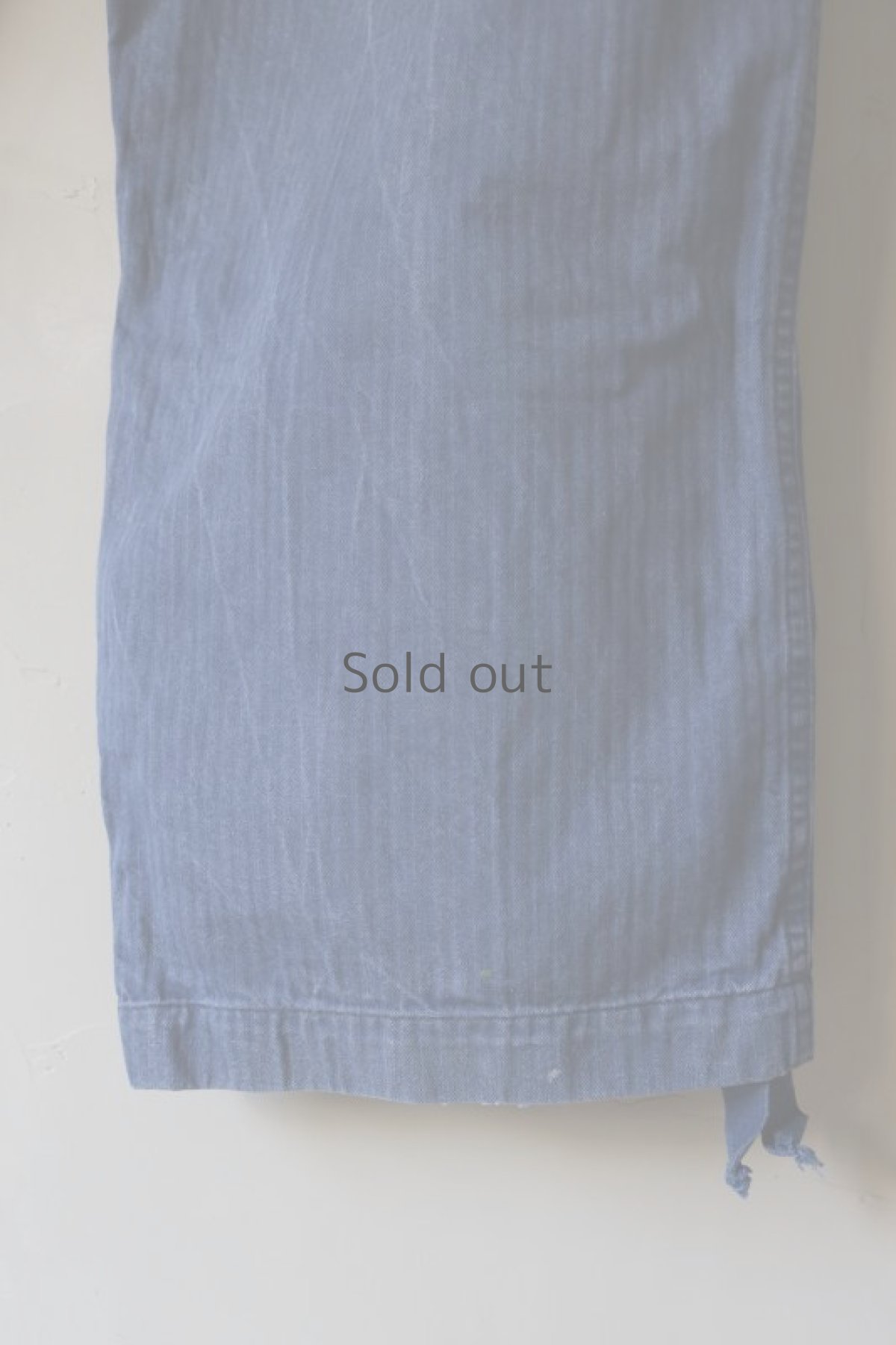 画像12: 【MITSUGU SASAKI】ビンテージ×リメイク パッチワーク ワークイージーパンツ（ツナギ/ウエスト赤紐） (12)