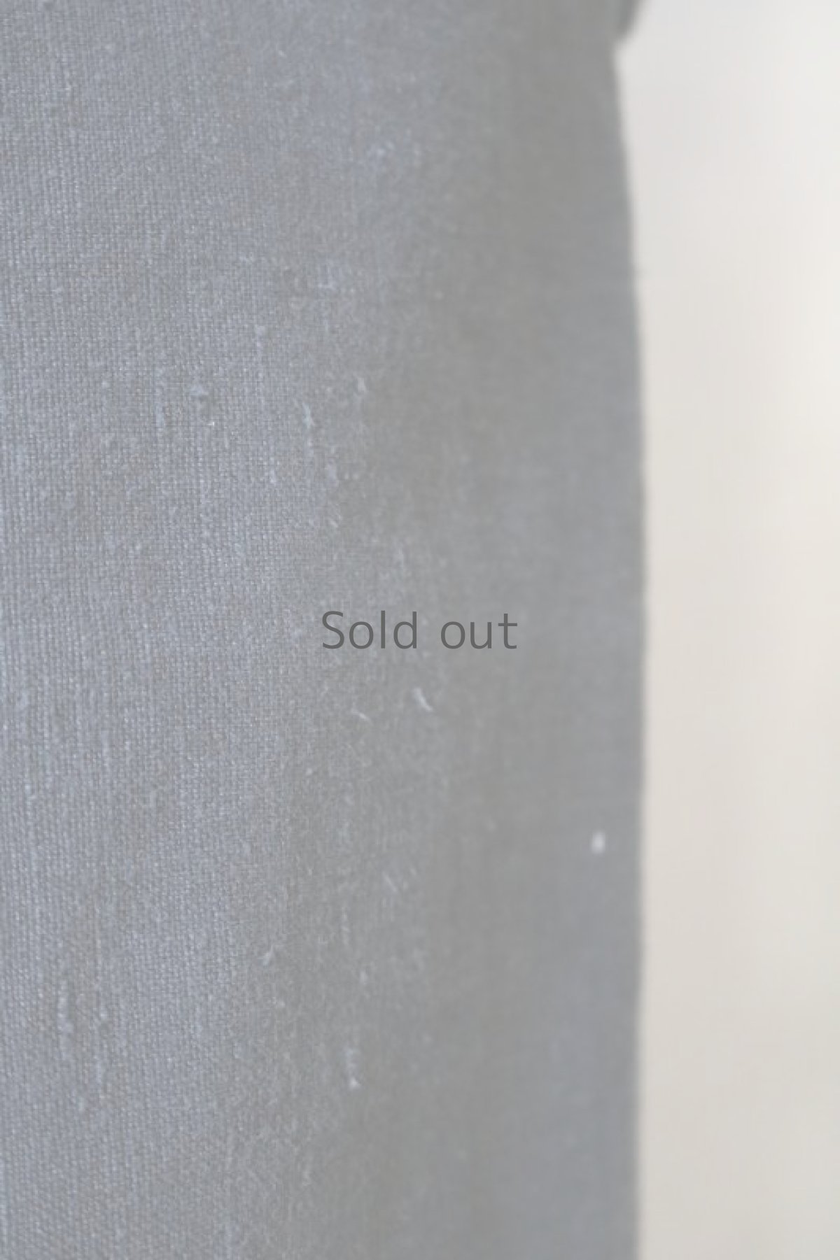 画像11: 【ササキチホ】アンティークリネン　切り替え　バレルパンツ（黒/毛羽立ち） (11)