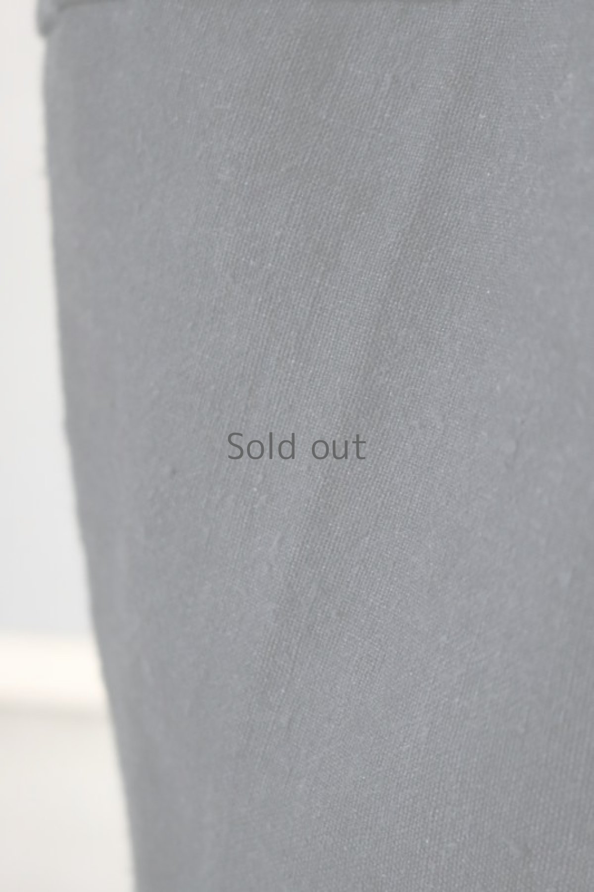 画像9: 【ササキチホ】ヴィンテージリネン　切り替え　バレルパンツ（黒） (9)