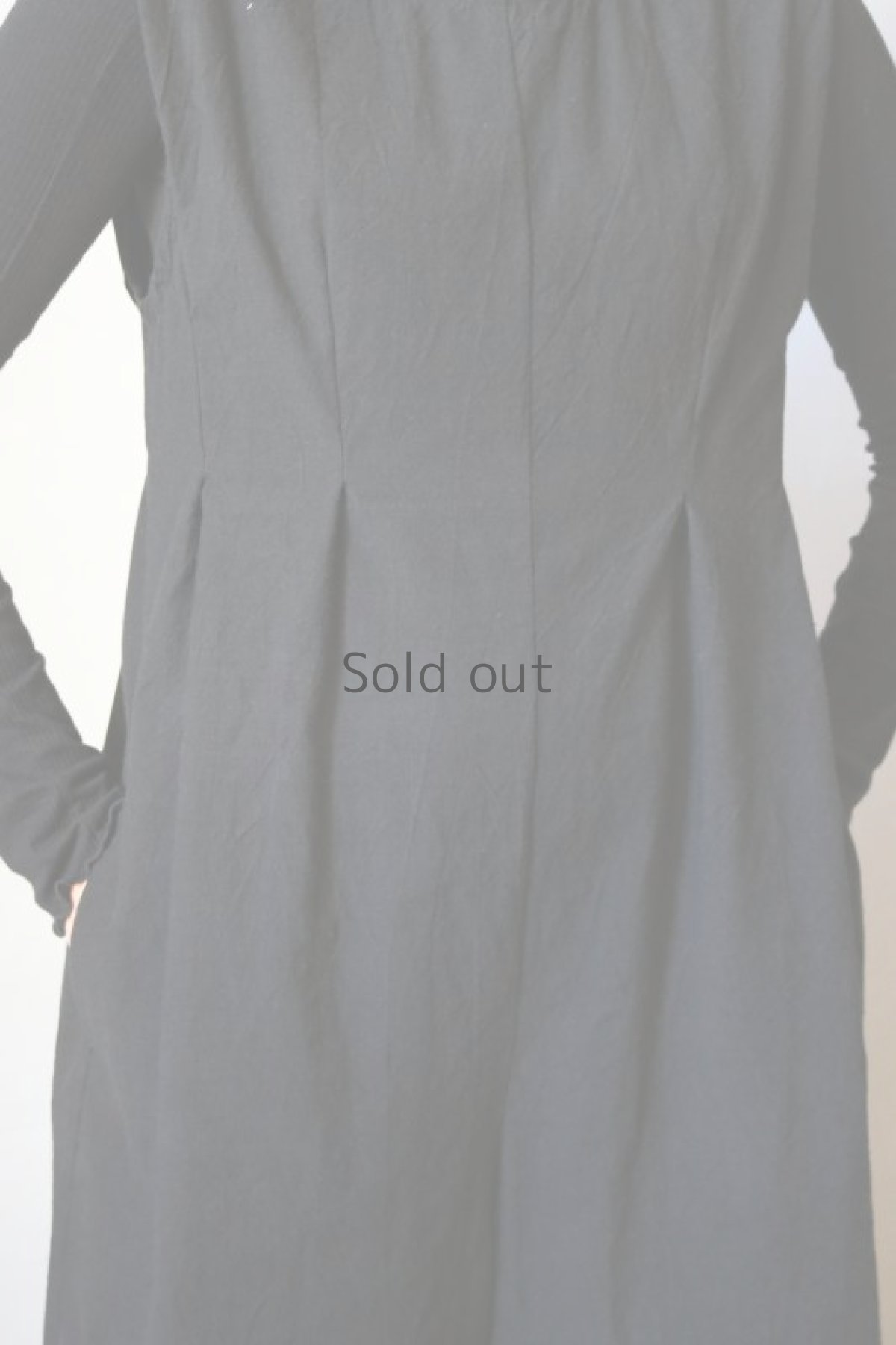 画像12: 【ササキチホ】ヴィンテージリネン　オールインワン（黒） (12)