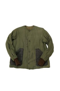 画像1: 【MITSUGU SASAKI】ビンテージリメイク　パッチポケット　チェコ軍中綿ジャケット (1)