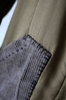 画像4: 【MITSUGU SASAKI】ビンテージリメイク　パッチポケット　チェコ軍中綿ジャケット (4)