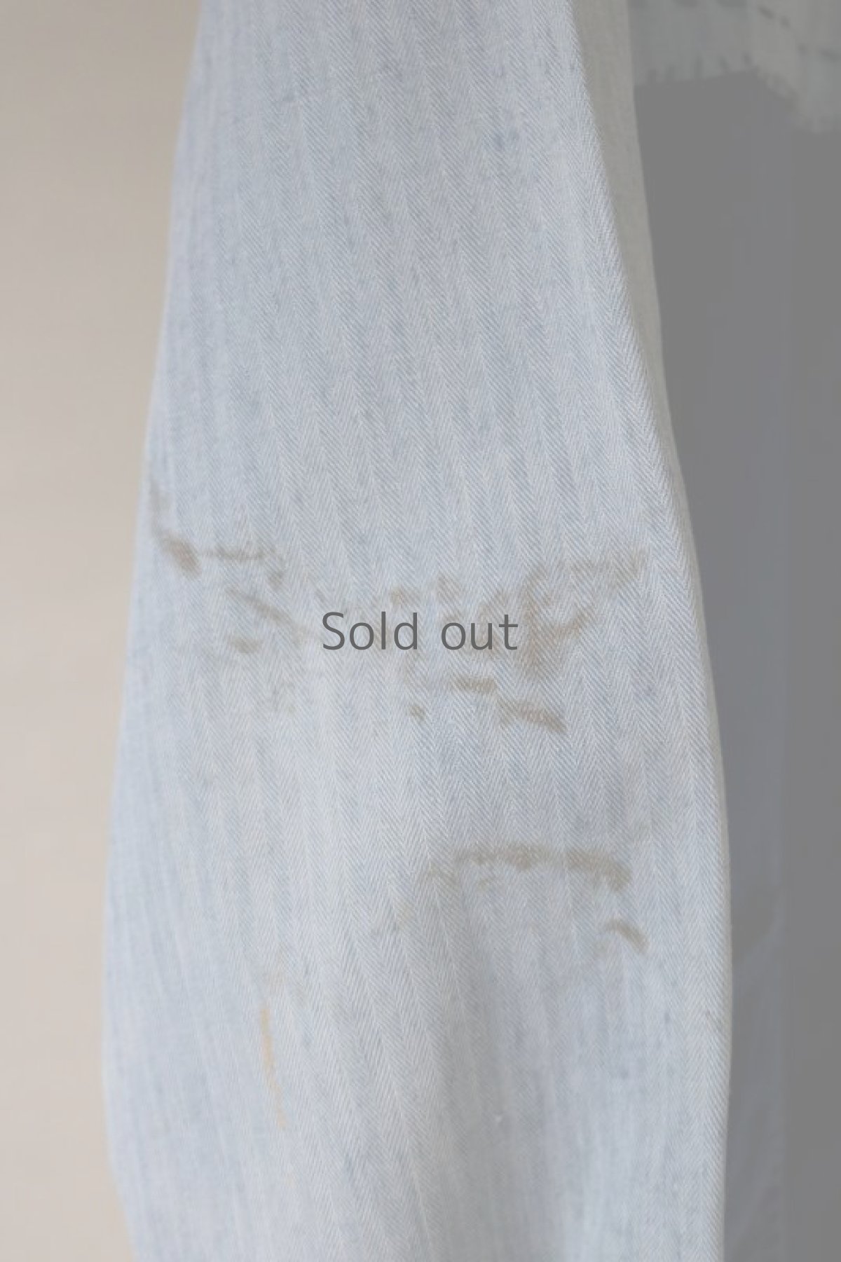 画像8: 【MITSUGU SASAKI】ビンテージリメイク　パッチワーク　ワークシャツジャケット(マリーン) (8)