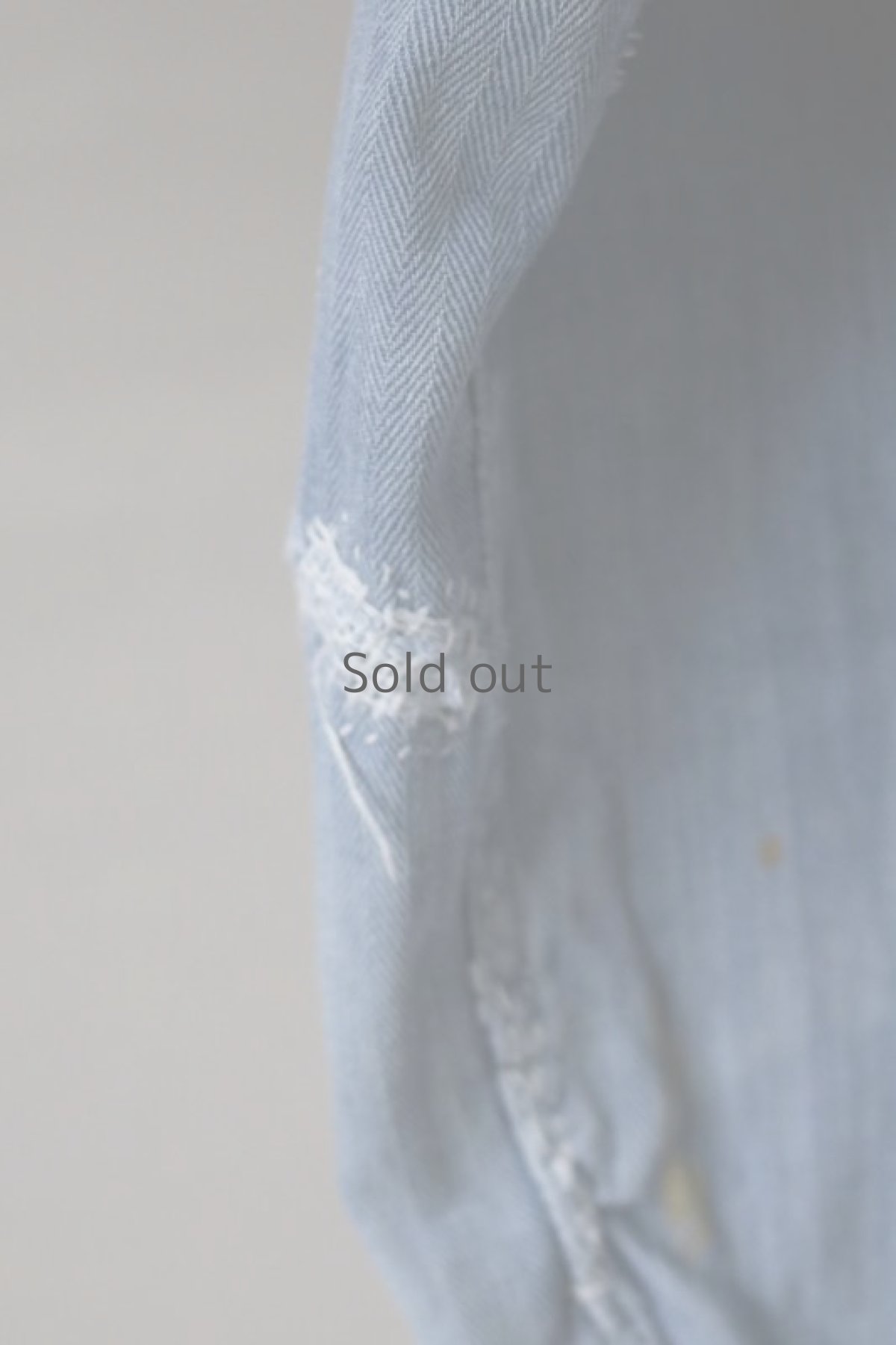 画像15: 【MITSUGU SASAKI】ビンテージリメイク　パッチワーク　ワークシャツジャケット(マリーン) (15)