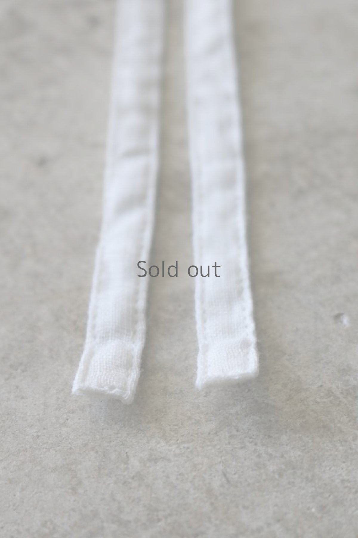 画像4: 【ササキチホ】アンティークリネン　腰袋　type:C /パッチワーク　白 (4)