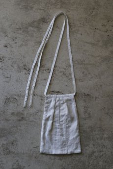 画像1: 【ササキチホ】アンティークリネン　腰袋　type:C /キナリ (1)