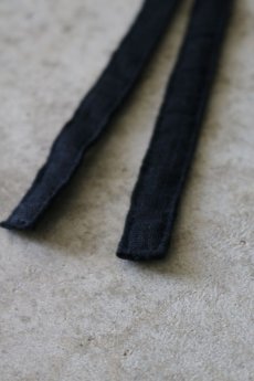 画像4: 【ササキチホ】ヴィンテージリネン　腰袋　type:C /パッチワーク 黒  (4)