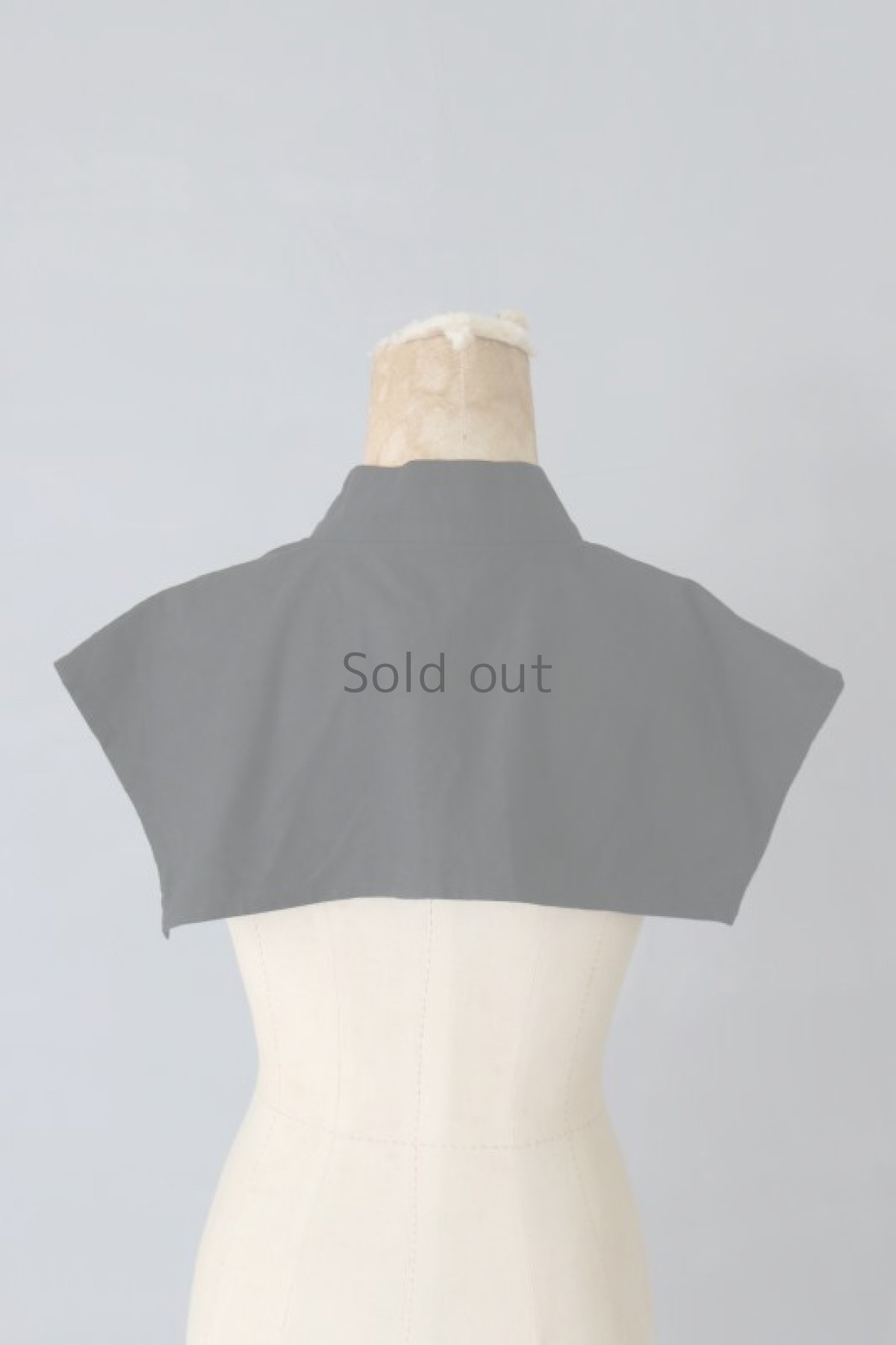 画像5: 【ササキチホ】ヴィンテージリネン　修道女の襟掛け/イニシャル刺繍CD 黒 (5)