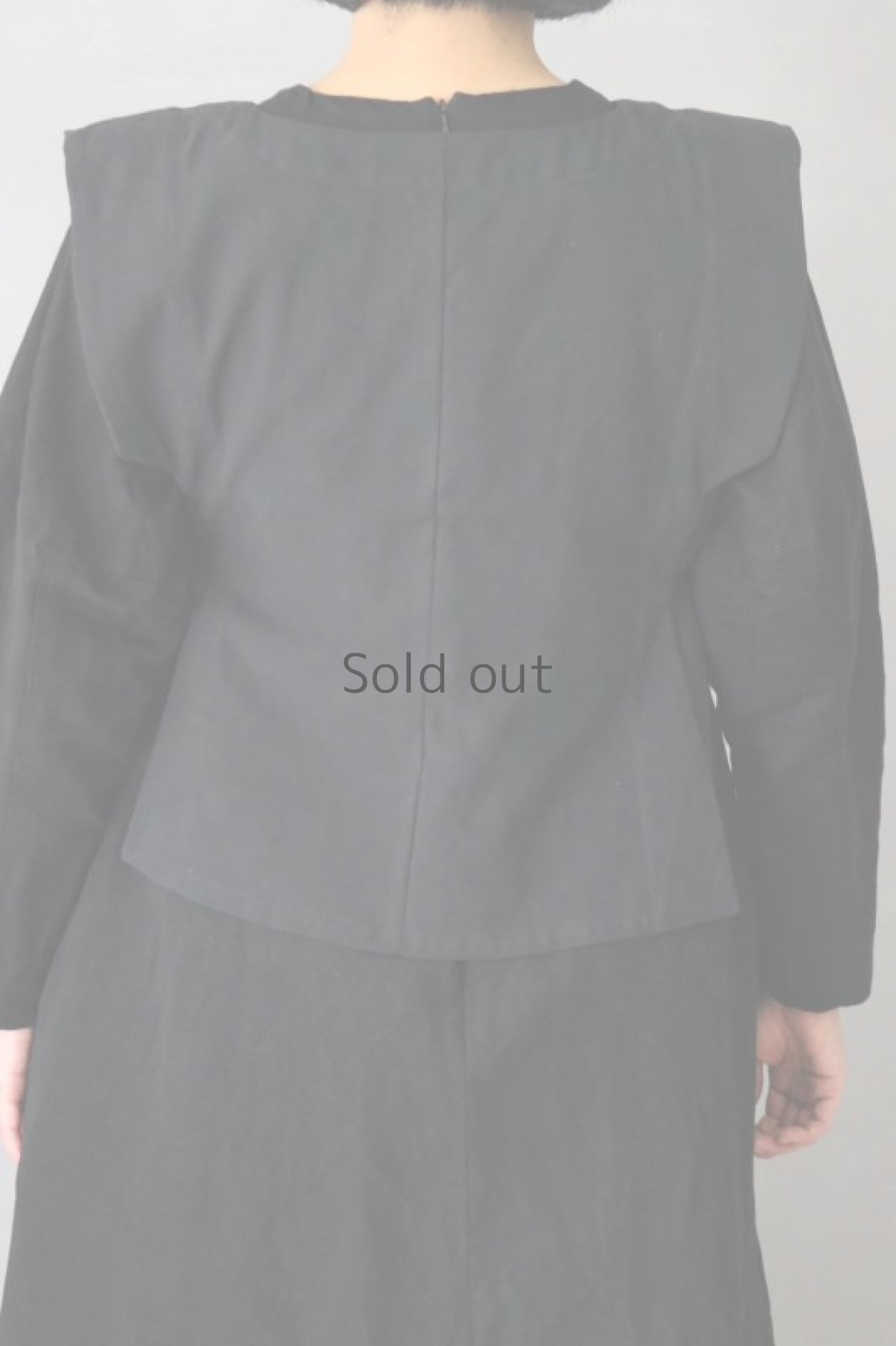 画像7: 【ササキチホ】ヴィンテージリネン T胴衣 / 黒 (7)