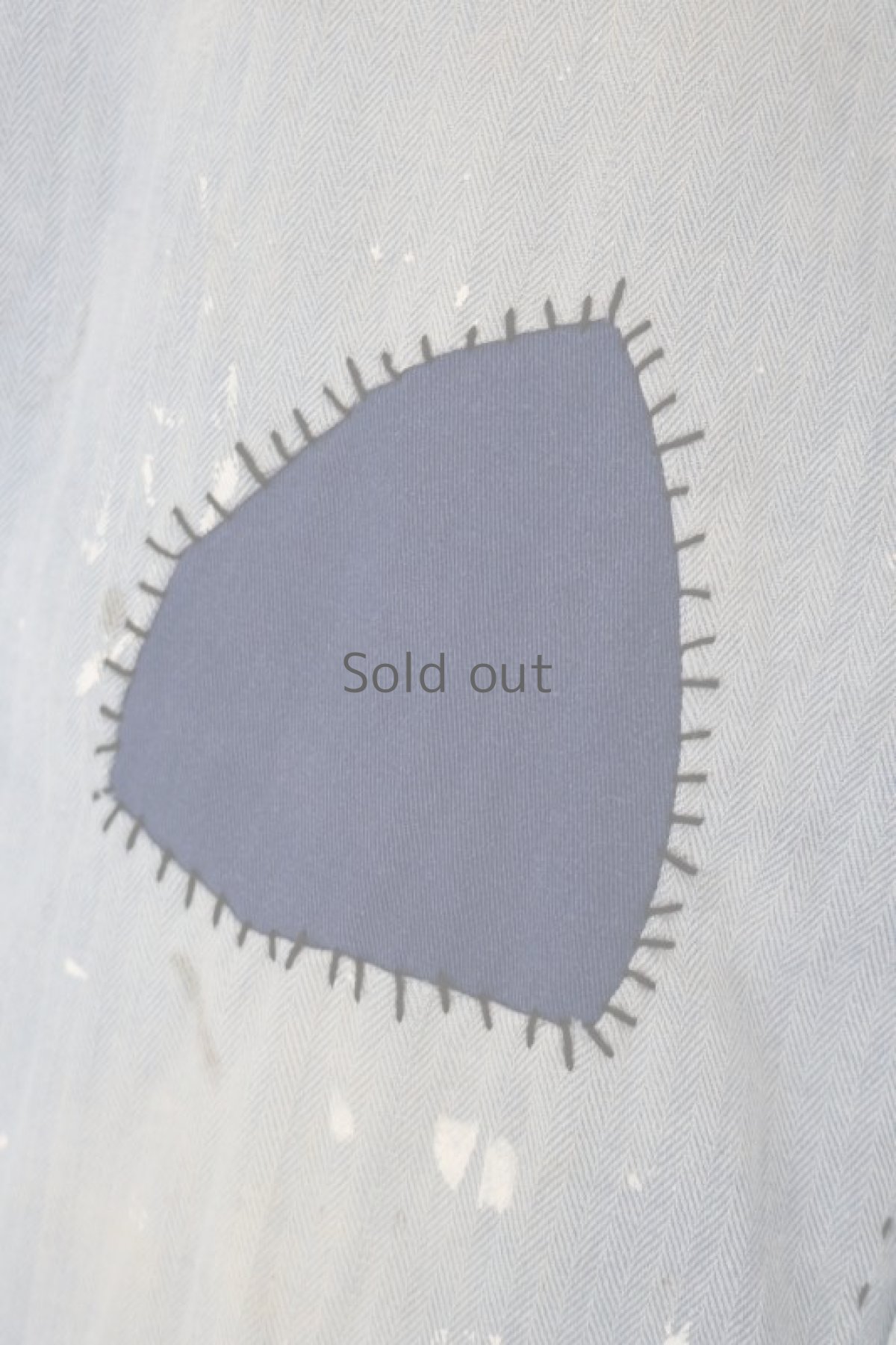 画像5: 【MITSUGU SASAKI】ビンテージ×リメイク パッチワーク ワークパンツ（薄めブルー） (5)