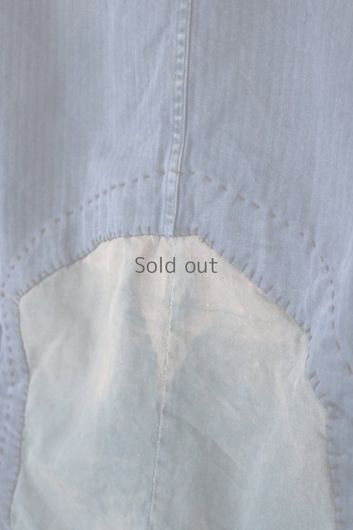 画像10: 【MITSUGU SASAKI】ビンテージリメイク　パッチワーク　HBTワークジャケット(ROTKOPF) (10)