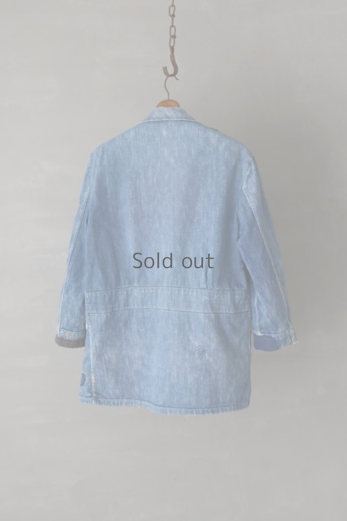 画像8: 【MITSUGU SASAKI】ビンテージリメイク　パッチワーク　イタリアンデニムワークジャケット (8)