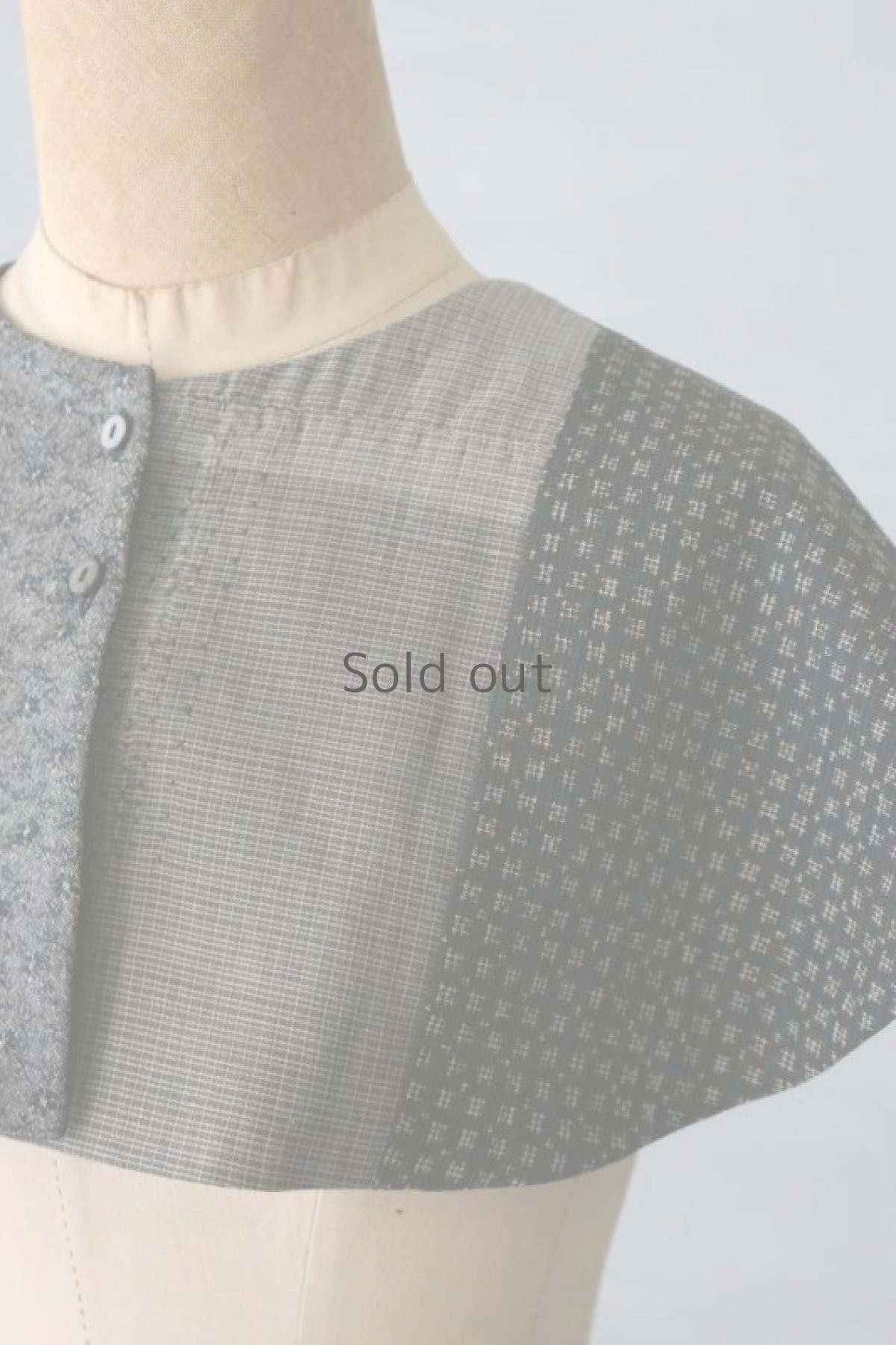 画像6: 【ササキチホ】パッチワーク　ショートケープ (6)