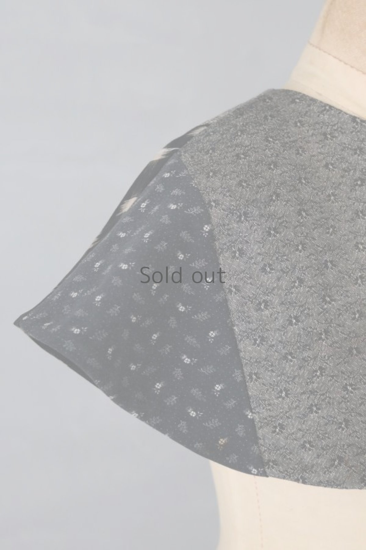 画像5: 【ササキチホ】パッチワーク　ショートケープ (5)