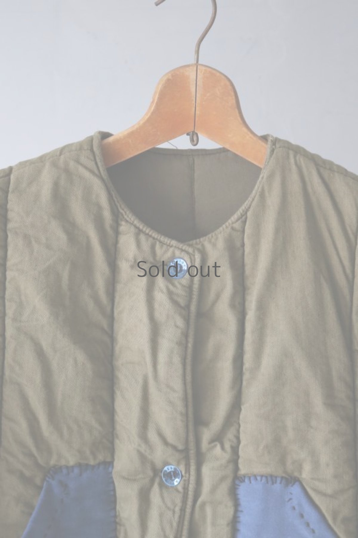 画像3: 【MITSUGU SASAKI】ビンテージリメイク　パッチポケット　チェコ軍中綿ジャケット(メタルボタン) (3)