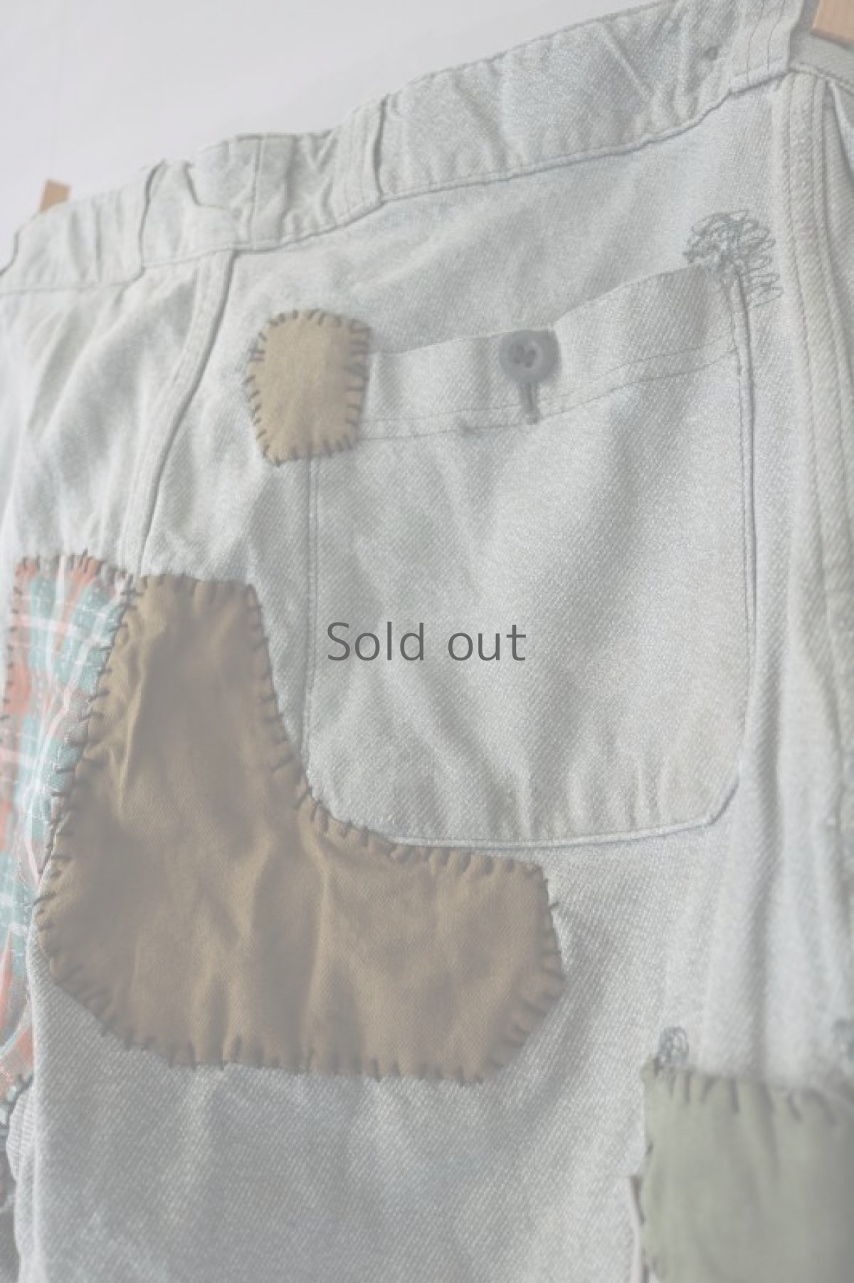 画像11: 【MITSUGU SASAKI】ビンテージ×リメイク　スイス軍のパッチワーク　ミリタリーパンツ (11)