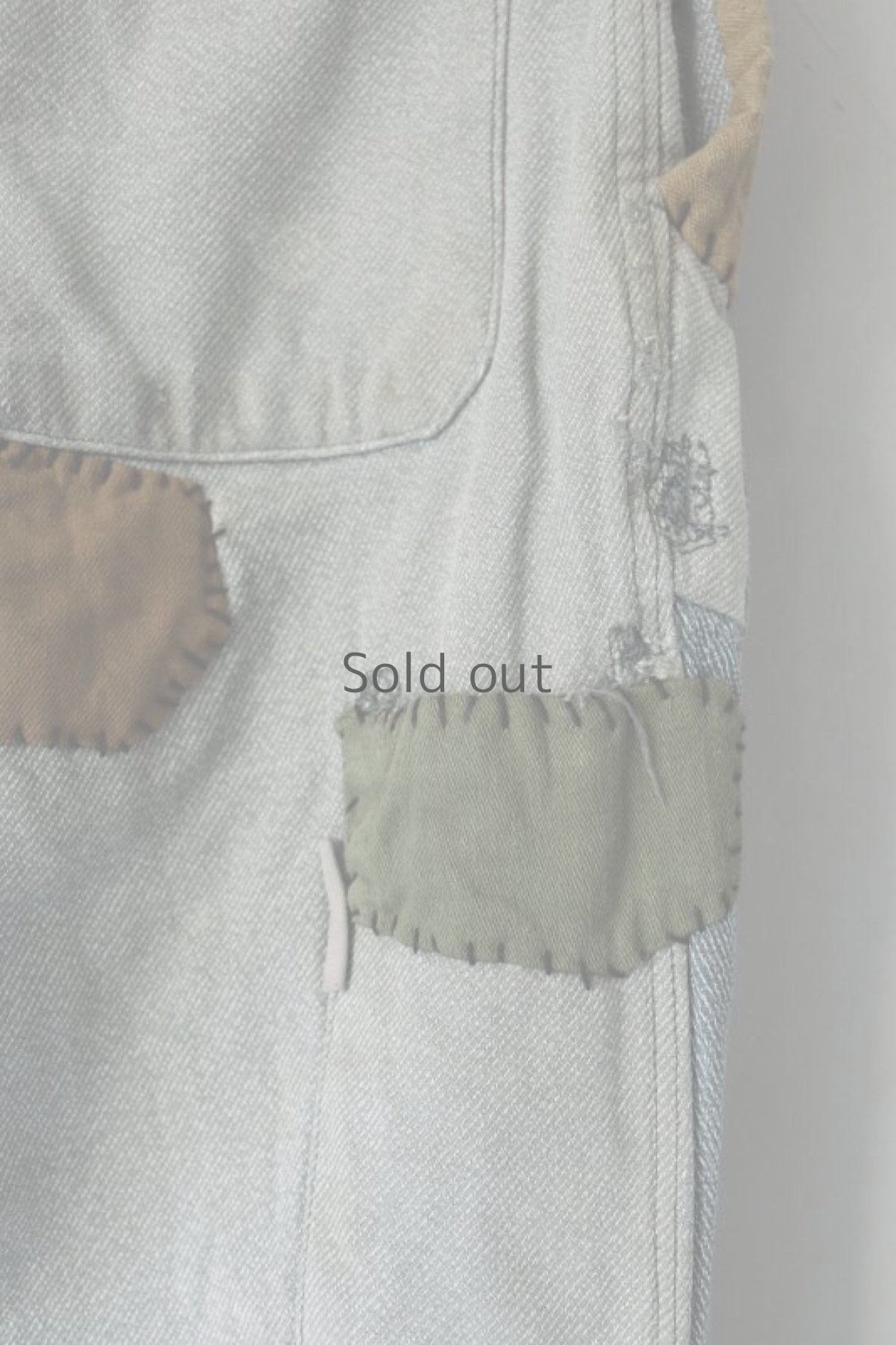 画像10: 【MITSUGU SASAKI】ビンテージ×リメイク　スイス軍のパッチワーク　ミリタリーパンツ (10)