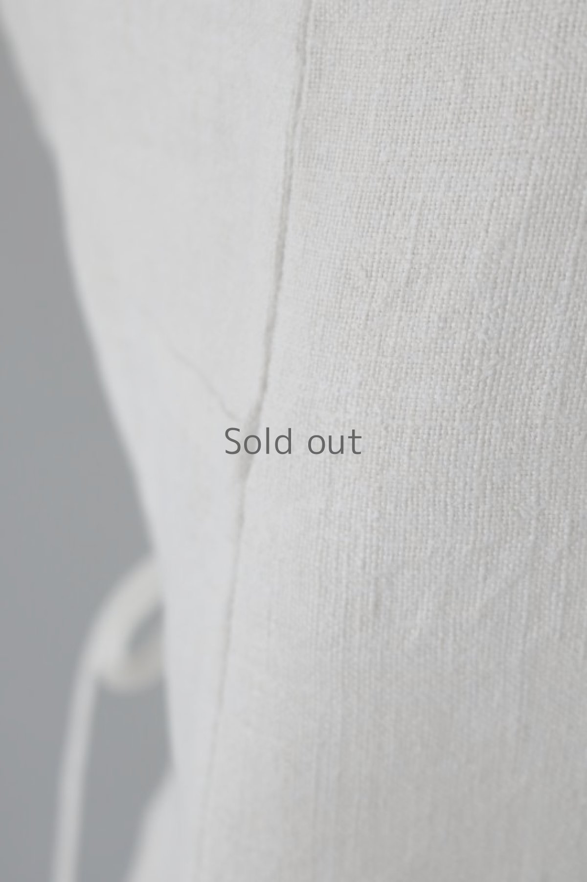 画像11: 【ササキチホ】アンティークリネン　T胴衣 / 白 (11)