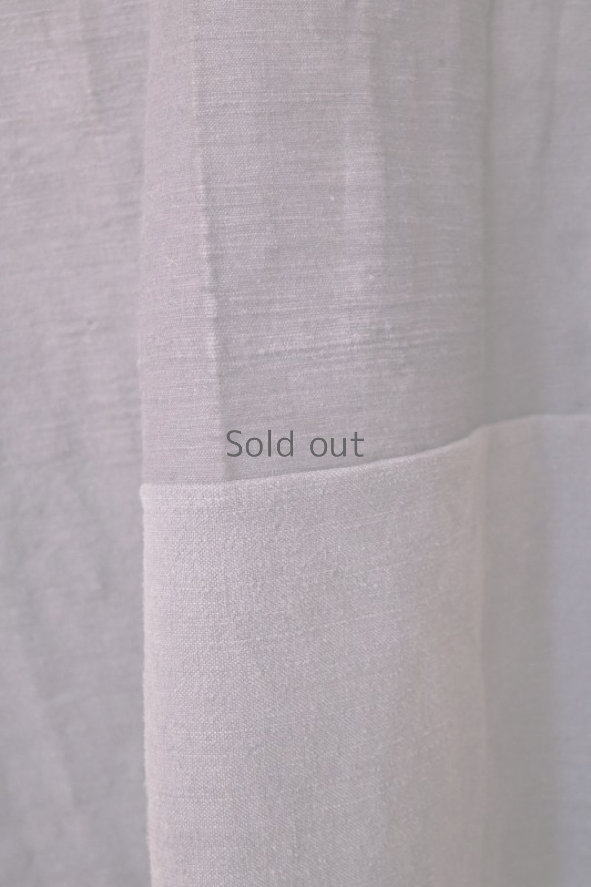 画像16: 【ササキチホ】アンティークコットン　エプロンスカート　脇リボン / type FM（紫） (16)