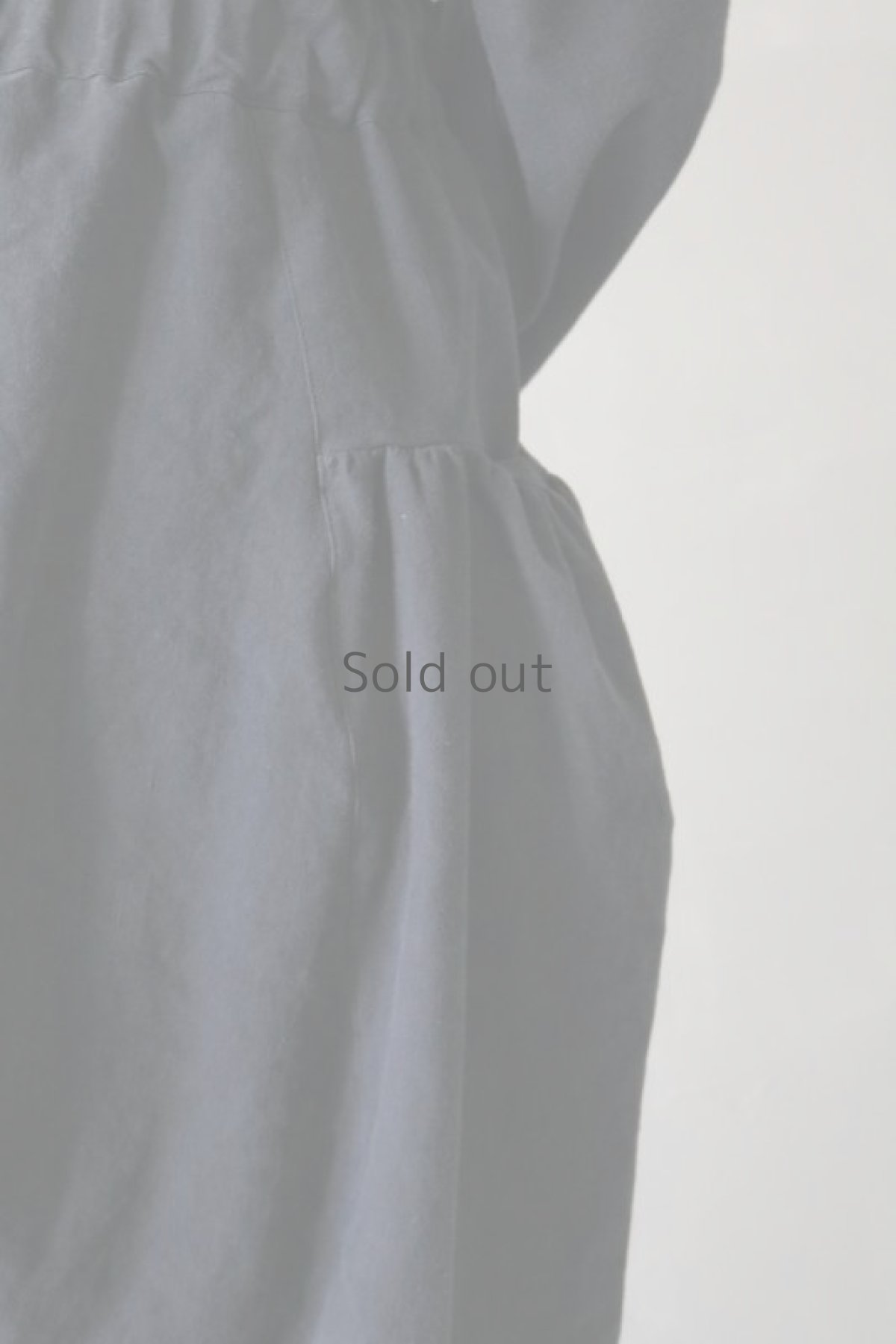 画像10: 【ササキチホ】ヴィンテージリネン　サイドポケットギャザー　サルエルパンツ（黒） (10)