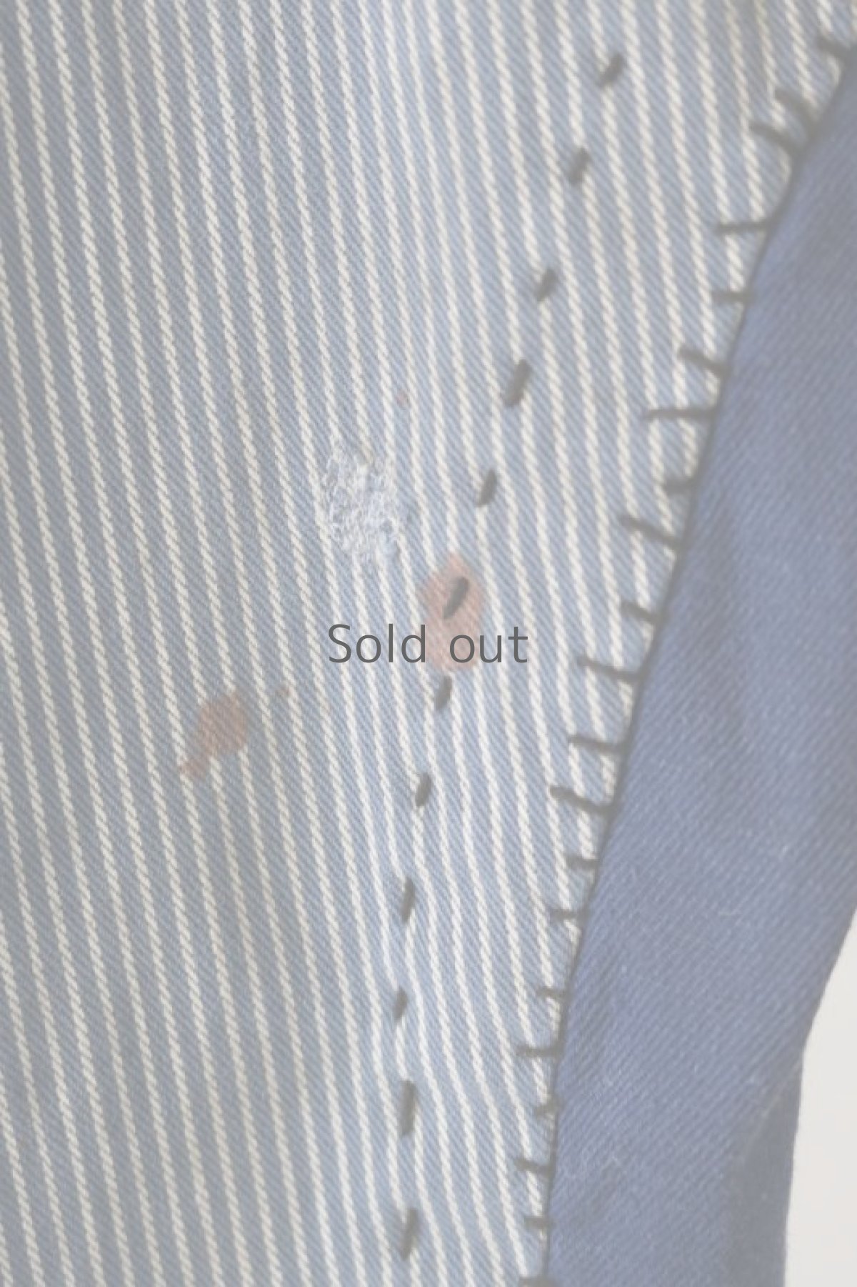 画像9: 【MITSUGU SASAKI】ビンテージリメイク　パッチワーク　ストライプワークジャケット(スイス) (9)