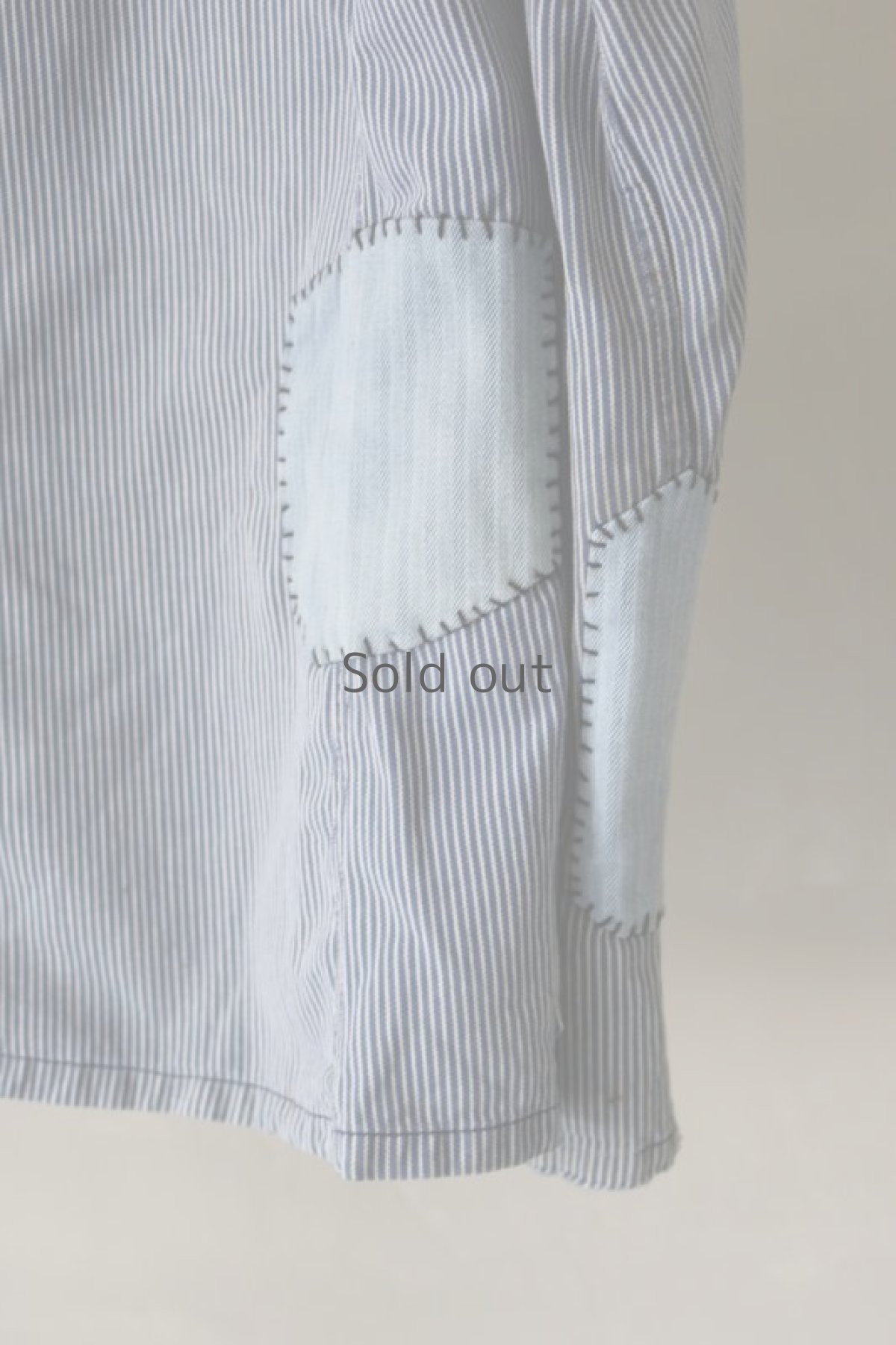 画像11: 【MITSUGU SASAKI】ビンテージリメイク　パッチワーク　ストライプワークジャケット(スイス) (11)