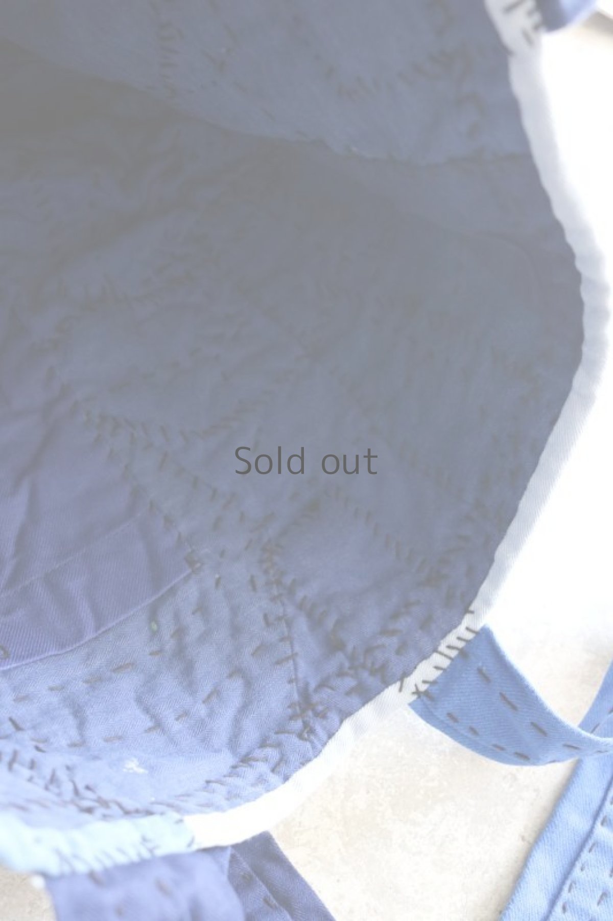 画像8: 【MITSUGU SASAKI】ビンテージリメイク　ユーロワークのパッチワーク　トートバッグ (8)