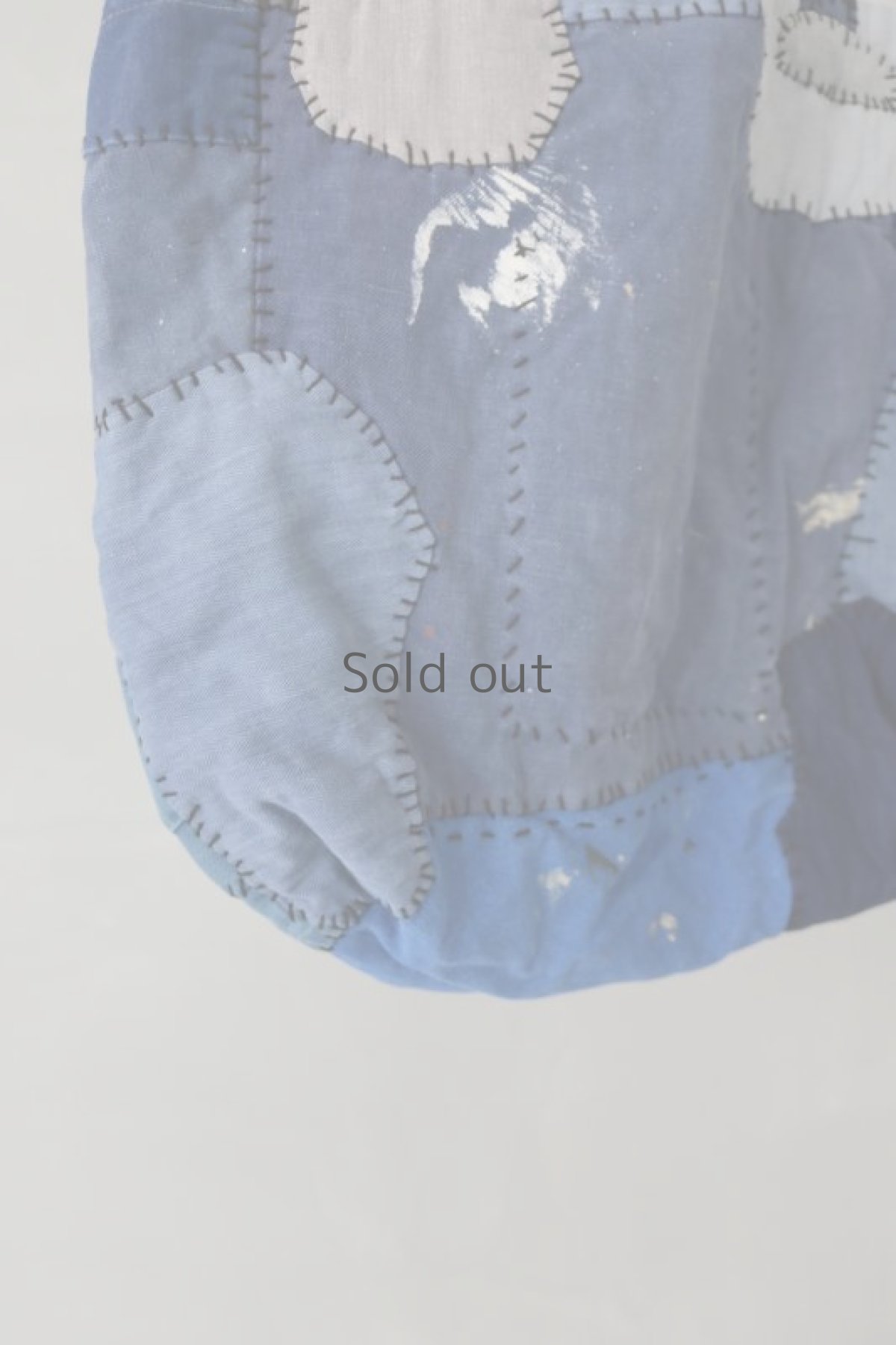 画像5: 【MITSUGU SASAKI】ビンテージリメイク　ユーロワークのパッチワーク　トートバッグ (5)