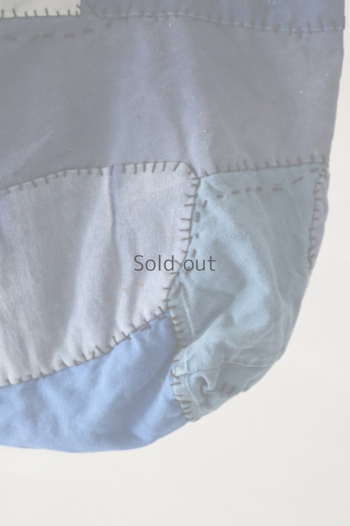 画像8: 【MITSUGU SASAKI】ビンテージリメイク　ユーロワークのパッチワーク　トートバッグ (8)