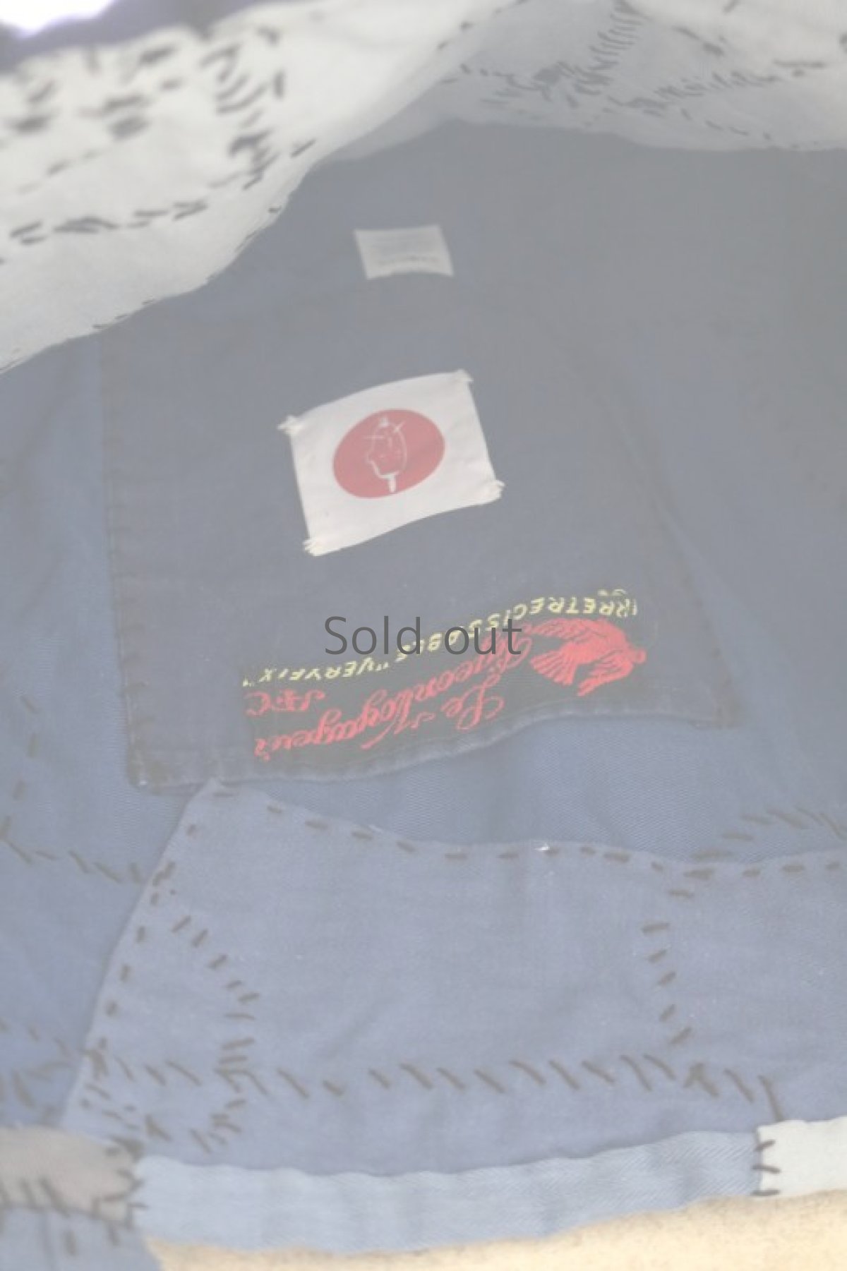 画像9: 【MITSUGU SASAKI】ビンテージリメイク　ユーロワークのパッチワーク　トートバッグ (9)