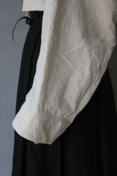 画像9: 【ササキチホ】アンティークリネン　短羽織　ロング袖（白） (9)