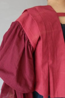画像12: 【ササキチホ】古木綿　グラデーション　肩衣  ピエロ袖（紫ミックス） (12)