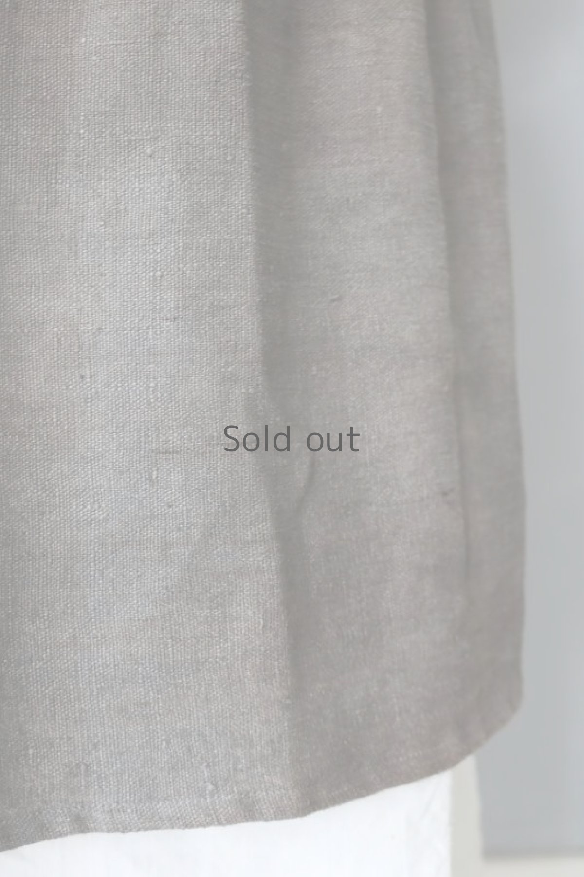 画像8: 【ササキチホ】アンティークネン　前掛け/柿渋染 (8)