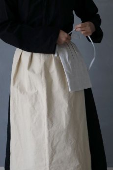 画像3: 【ササキチホ】アンティークリネン　腰袋　type:C /生成り (3)